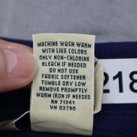 L L Bean Shirt Mens Medium Blue Polo Short Sleeve Collar Neck Tee - Picture 7 of 16